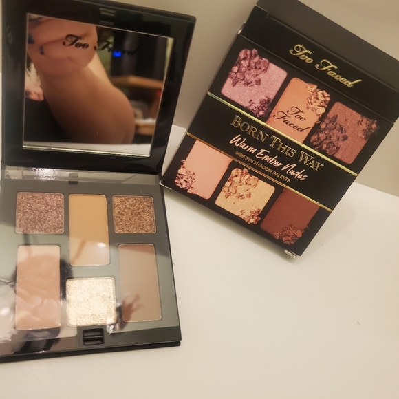 Too Faced Born This Way Mini Eye Shadow Palettes  Warm Ember Nudes.  BNIB - Picture 2 of 5